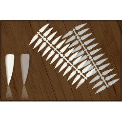 Display Farbmuster: 24 Stück Tips, Spitz, Milchfarbe Andere