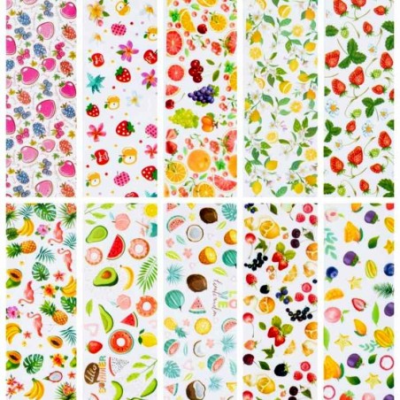 13 Transfer Nagelfolie Set - Obst Andere