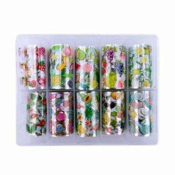 13 Transfer Nagelfolie Set - Obst Andere