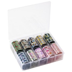 14 Transfer Nagelfolie Set - Ballerinas mit Schmeterlinge Andere