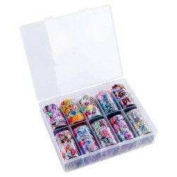 18 Transfer Nagelfolie Set - Märchenhafte Schmetterlinge Andere
