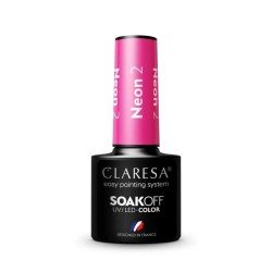 2 Neon UV Nagellack 5 ml Claresa