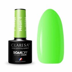 4 Neon UV Nagellack 5 ml Claresa