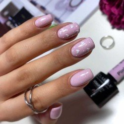 Top No Wipe Glitter Silver für UV Nagellacke 5 ml Claresa