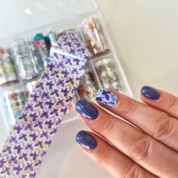 12 Transfer Nagelfolie Set - Schmetterlinge Andere