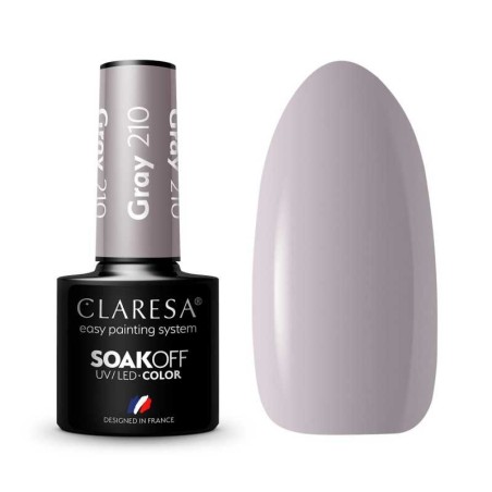 210 Gray UV Nagellack 5 ml Claresa