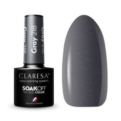 218 Gray UV Nagellack 5 ml Claresa