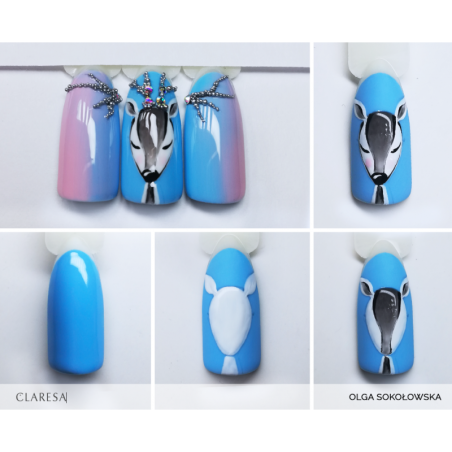 702 Blue UV Nagellack 5 ml Claresa