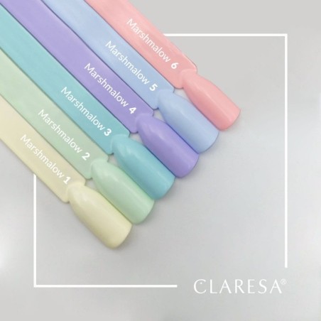 6 Marshmallow UV Nagellack 5 ml Claresa
