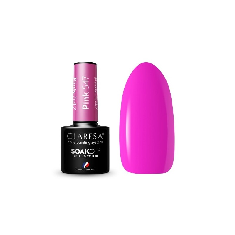 547 Pink  UV Nagellack 5 ml Claresa