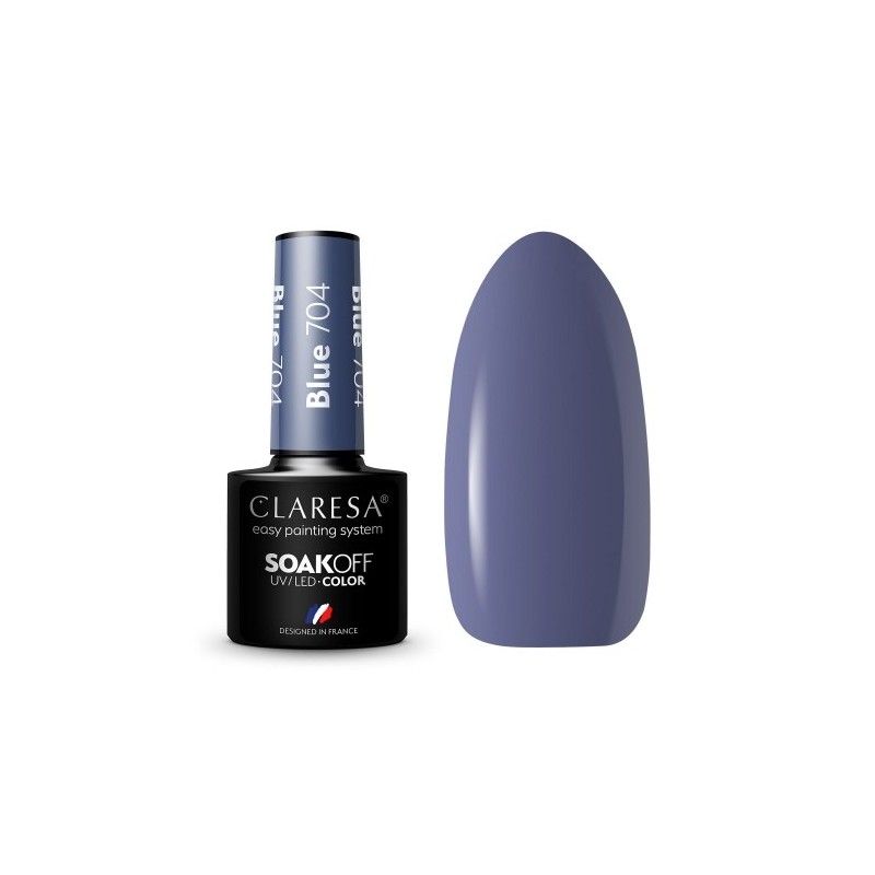 704 Blue UV Nagellack 5 ml Claresa