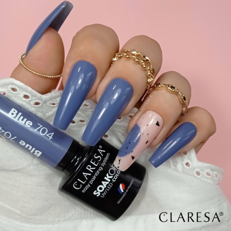 704 Blue  UV Nagellack 5 ml Claresa