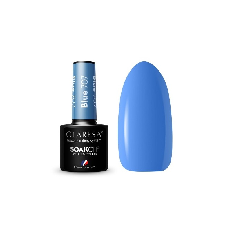 707 Blue UV Nagellack 5 ml Claresa