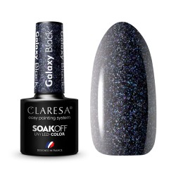 Galaxy Black  UV Nagellack 5 ml Claresa