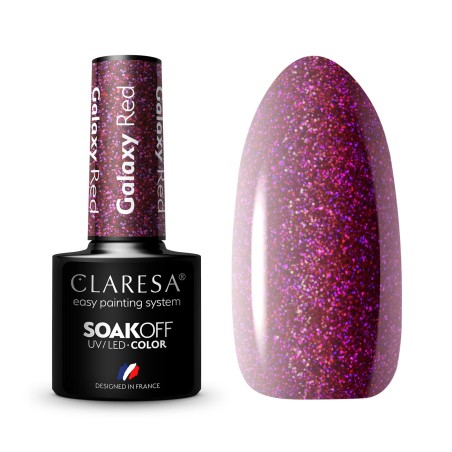 Galaxy Red  UV Nagellack 5 ml Claresa