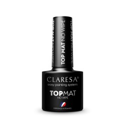 UV Nagellack Top Matt No Wipe 5ml Claresa