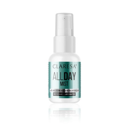 All Day Mist Feuchtigkeitsspendendes und Erfrischendes Gesichtsnebel 50ml Claresa
