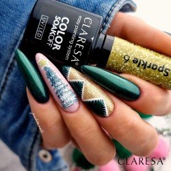 6 Sparkle  UV Nagellack 5 ml Claresa