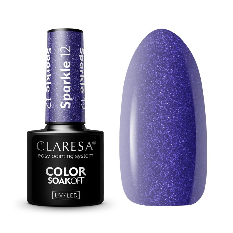 12 Sparkle  UV Nagellack 5 ml Claresa
