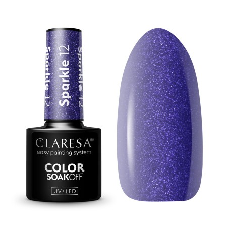 12 Sparkle  UV Nagellack 5 ml Claresa