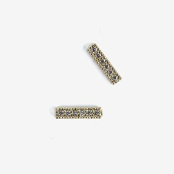 788 Overlay Stripes gold 2 St. Semilac