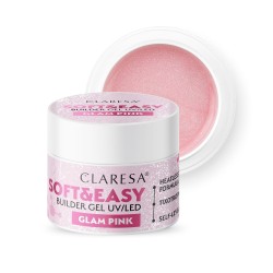Builder Gel Soft&Easy Glam Pink 45g Claresa