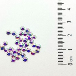 Glas Strasssteine SS10 02 Crystal AB irisierend Andere