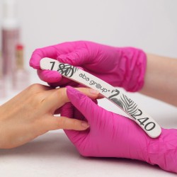 Nagelfeile Flamingo Banane 180/240 Standard AbaGroup