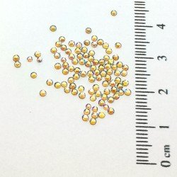 Glas Strasssteine SS4 03 Gold AB irisierend Andere