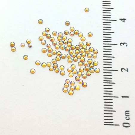 Glas Strasssteine SS4 03 Gold AB irisierend Andere