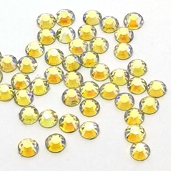 Glas Strasssteine SS12 03 Gold AB irisierend Andere