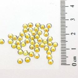 Glas Strasssteine SS12 03 Gold AB irisierend Andere
