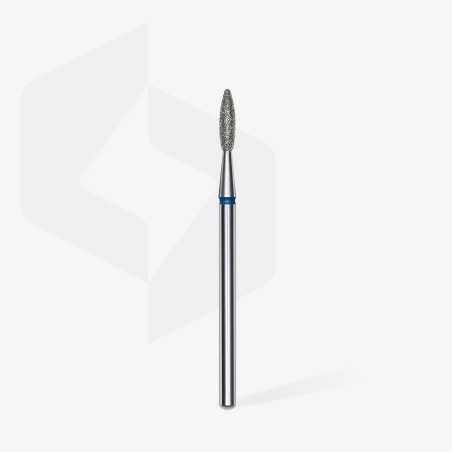 Diamantfräser Flamme Blau, Durchmesser 2.1 Mm / Arbeitsteil 8 Mm Staleks